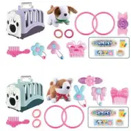Zestaw do zabawy z transporterem dla zwierząt Cute Pet z psem w dwóch wariantach