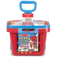 Zestaw do zabawy z wózkiem na zakupy na kółkach - Melissa &amp; Doug
