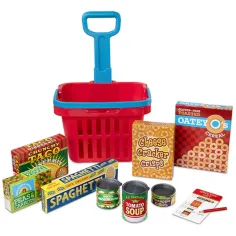 Zestaw do zabawy z wózkiem na zakupy na kółkach - Melissa & Doug zdjęcie 2