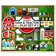 Zestaw drewnianych zabawek „Farma” z 33 elementami - Melissa &amp; Doug