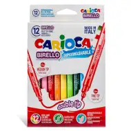 Zestaw dwustronnych flamastrów 12 szt. - Carioca