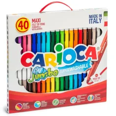 Zestaw flamastrów Jumbo 40 sztuk - Carioca zdjęcie 2