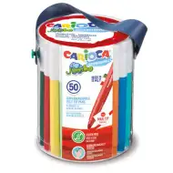 Zestaw flamastrów Jumbo 50 sztuk - Carioca