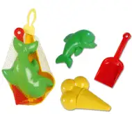 Zestaw foremek i łopatka do piaskownicy - D-Toys
