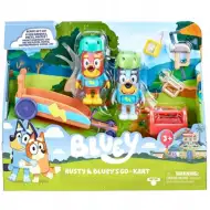 Zestaw gokartów Bluey z 2 figurkami