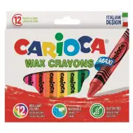 Zestaw jumbo kredek woskowych 24 sztuki - Carioca