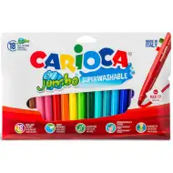 Zestaw jumbo pisaków 18 sztuk - Carioca