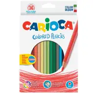 Zestaw kolorowych kredek 36 sztuk - Carioca