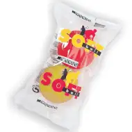 Zestaw kolorowych piłek z gąbki 2 sztuki, 7 cm