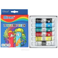 Zestaw kolorowych temper 6x12 ml