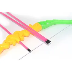 Zestaw łuczniczy ze strzałami z przyssawkami i kręglami 46 cm zdjęcie 4