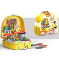 Zestaw małej kuchni Little Chef w plecaku na ramię, 26 elementów