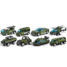 Zestaw małych pojazdów wojskowych X-Military 8 sztuk zdjęcie 2