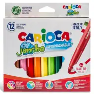 Zestaw markerów Jumbo 12 sztuk - Carioca