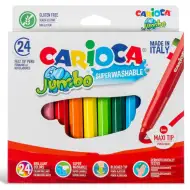 Zestaw markerów Jumbo 24 sztuki - Carioca