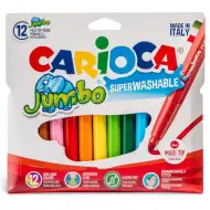 Zestaw markerów Jumbo w pudełku 12 sztuk - Carioca