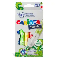 Zestaw markerów do tkanin 6 sztuk - Carioca