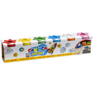 Zestaw masy plastycznej Doughy w pojemnikach 6x110 g - Carioca