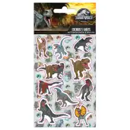 Zestaw naklejek samoprzylepnych Jurassic World na arkuszu 8x12 cm, 5 sztuk