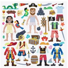 Zestaw naklejek z motywem piratów - Melissa & Doug zdjęcie 2