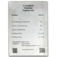 Zestaw papierniczy do techniki dla klasy 2, 18 sztuk