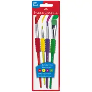 Zestaw pędzli Faber-Castell Soft Touch 4 sztuki