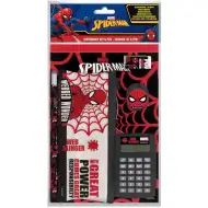 Zestaw piśmienniczy Spider-Man z kalkulatorem w etui PVC