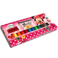 Zestaw plasteliny Minnie Mysz Tęczowa, 12 sztuk