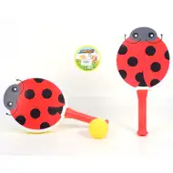 Zestaw plażowy do tenisa z biedronkami