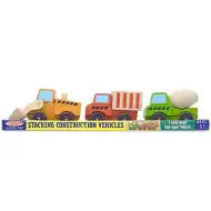 Zestaw pojazdów budowlanych z drewna - Melissa &amp; Doug