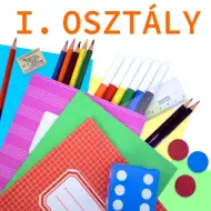 Zestaw przyborów szkolnych dla uczniów klasy 1.