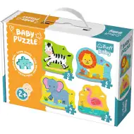 Zestaw puzzli dla dzieci z motywem safari - Trefl