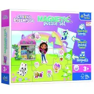 Zestaw puzzli magnetycznych 9-elementowy z akcesoriami "Dom Gabi" - Trefl