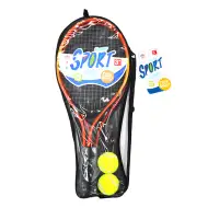 Zestaw rakietek tenisowych z 2 piłkami w torbie 52 cm