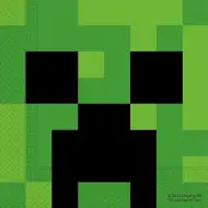 Zestaw serwetek Minecraft – 2-warstwowe, 33x33 cm, 20 szt.