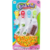 Zestaw spożywczy Little Chef z pizzą i sztućcami