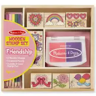 Zestaw stempli "Drzewo Przyjaźni" z kredkami - Melissa &amp; Doug