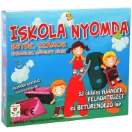 Zestaw szkolnej drukarni z zeszytem ćwiczeń