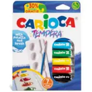 Zestaw temper w tubach 7x10ml - Carioca
