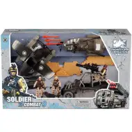 Zestaw wojskowy Soldier Force 9 z hydroplanem i psem