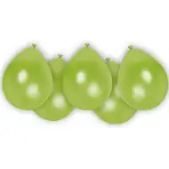 Zielone balony lateksowe, zestaw 8 sztuk