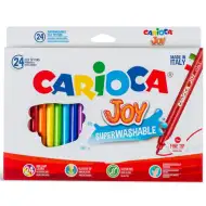 Zmywalny zestaw flamastrów 24 sztuki - Carioca