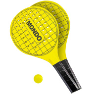 Żółty zestaw do tenisa plażowego z rakietą padelową - Mondo Toys