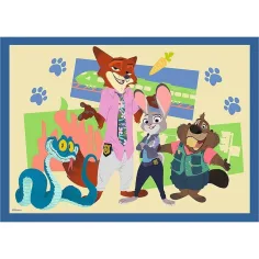 Zootropolis 2 - 4 w 1 puzzle 35-48-54-70 elementów - Trefl zdjęcie 3