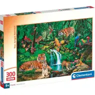 Zwierzęta dżungli 300-elementowe Super puzzle - Clementoni