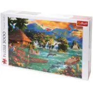 Życie na wyspie puzzle 3000 elementów - Trefl