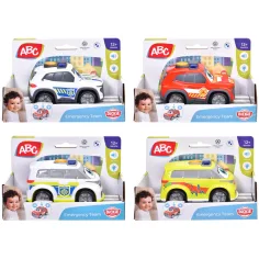 ABC Emergency Team samochód zabawkowy z dźwiękiem i światłem, różne rodzaje, 1 szt. - Dickie Toys