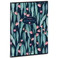 Ars Una: Botanical Eucalyptus zeszyt w kratkę, A4, 40 kartek, dodatkowy klips