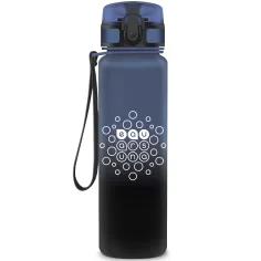 Ars Una: Burzliwa Noc niebiesko-czarny gradient matowy BPA-free bidon 600 ml
