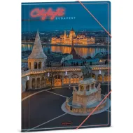 Ars Una: Citylight Budapest teczka A4 z gumką